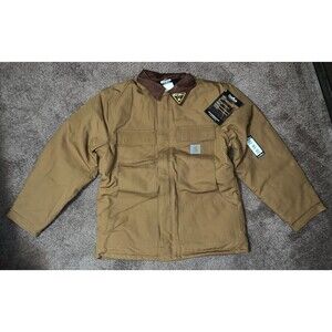 Vtg Carhartt C03 Duck Arctic Quilted Lined Zip Coat Jacket  Men’s 42 Reg